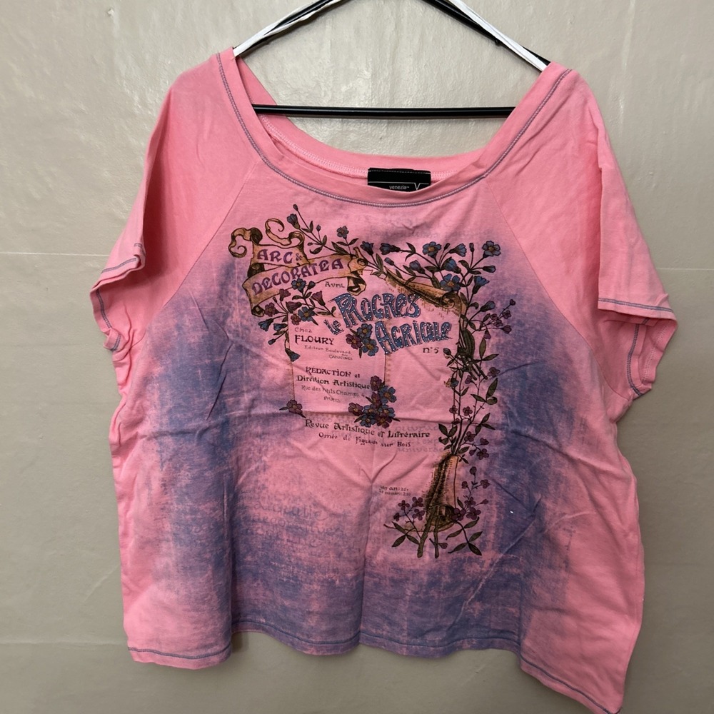 venezia 26/28 Women's Pink Graphic Top T‎ Shirt